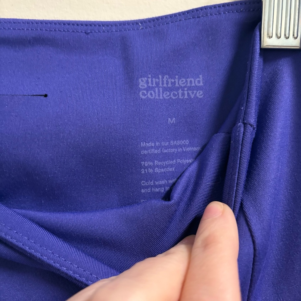 Girlfriend Collective Purple High Rise Leggings Women’s‎ Size M Medium - Picture 6 of 9